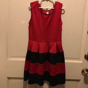 Red/black dress